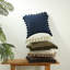Coussin décoratif en coton Tassels-99260865