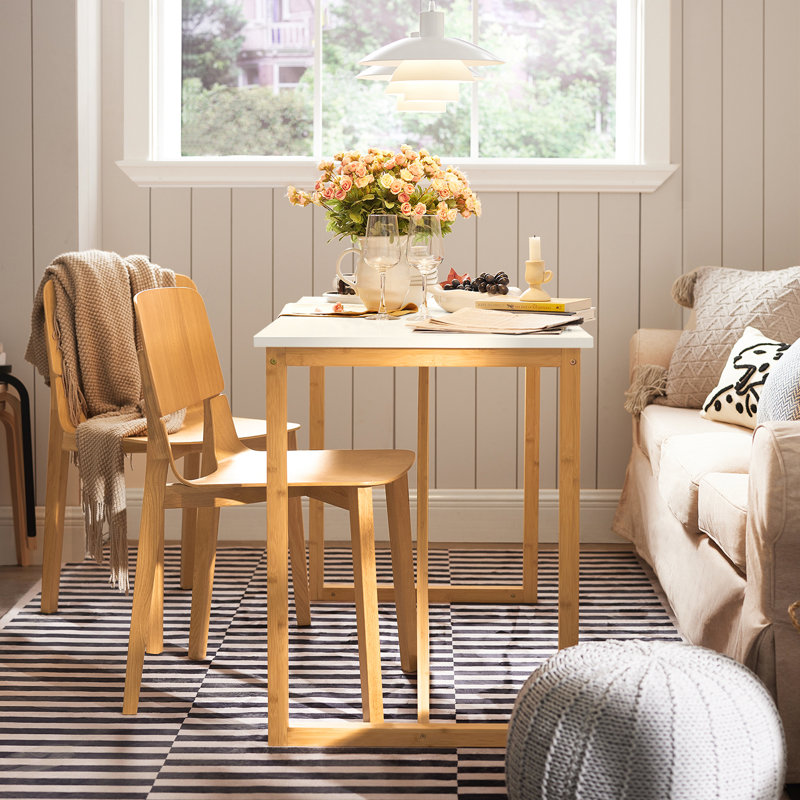 Huling Solid Wood Base Dining Table