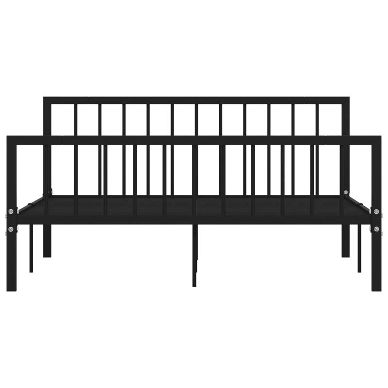 Andalynn Metal Bed, 160 x 200 cm, black