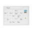 Tableau blanc magnétique mural, 40 po x 30 po