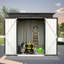 Remise en métal Lean-To-119305649-122510063