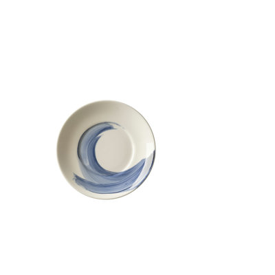 Brushstroke Handmade Bone China Saucer