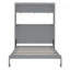 Lit escamotable mural avec tablettes de rangement-1630294612