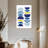 Avery Blue Yellow Modern I-108622038