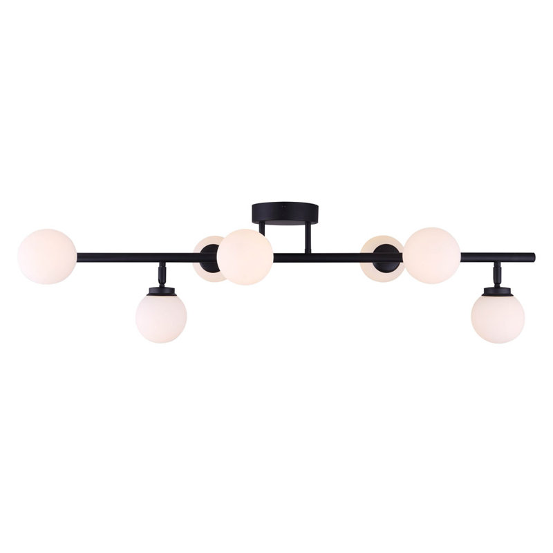 38'' 7 -Light Fixed Track Track Kit with Dimmable