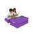100 % polyester mauve est en rupture de stock