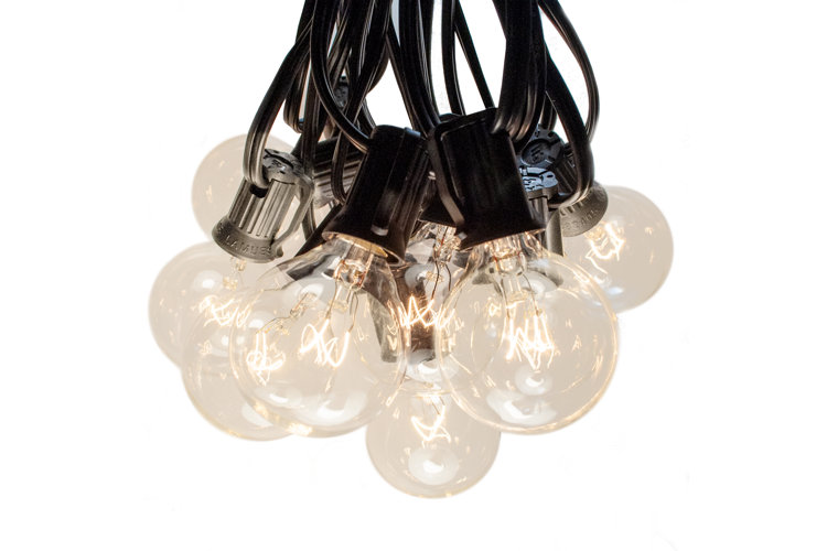 outdoor fairy lights bulb string lights