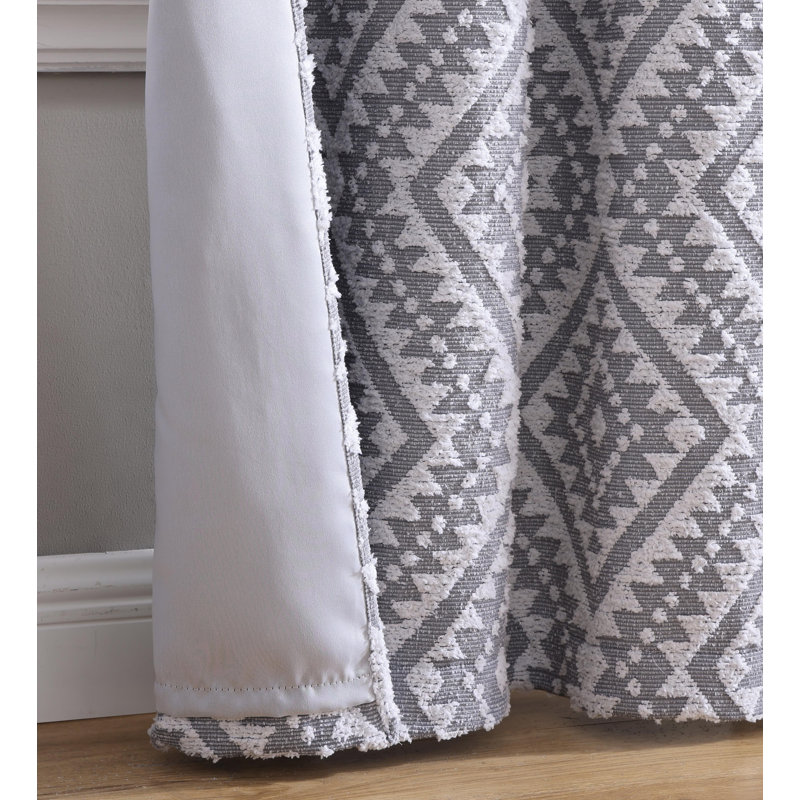 Panneau de fenêtre simple occultant avec passe-tringle Swift Home, L 54 po x L 95 po, Gris