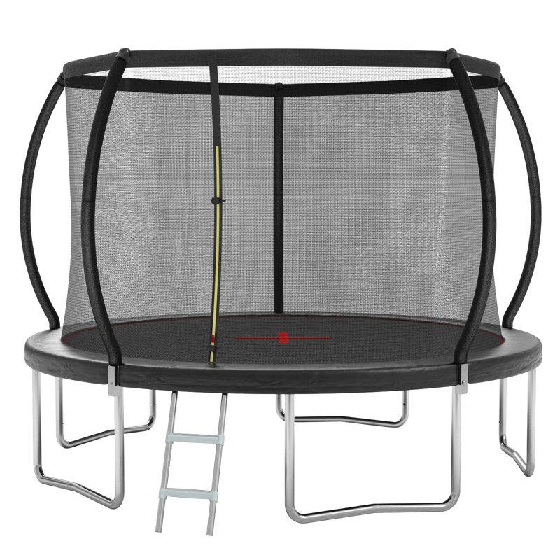 Trampoline 12 pi - standard - noir, Noir