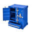 Commode d'appoint de style industriel en fer avec serrure-963568174