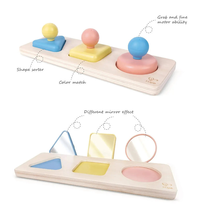 Hape: casse-tête en forme de miroir Montessori