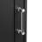 Tall Bathroom Storage Cabinet, Freestanding Storage Cabinet with Two Different Size Drawers and Adjustable Shelf, MDF Board with Painted Finish, Black (Old Sku:WF312730AAB)