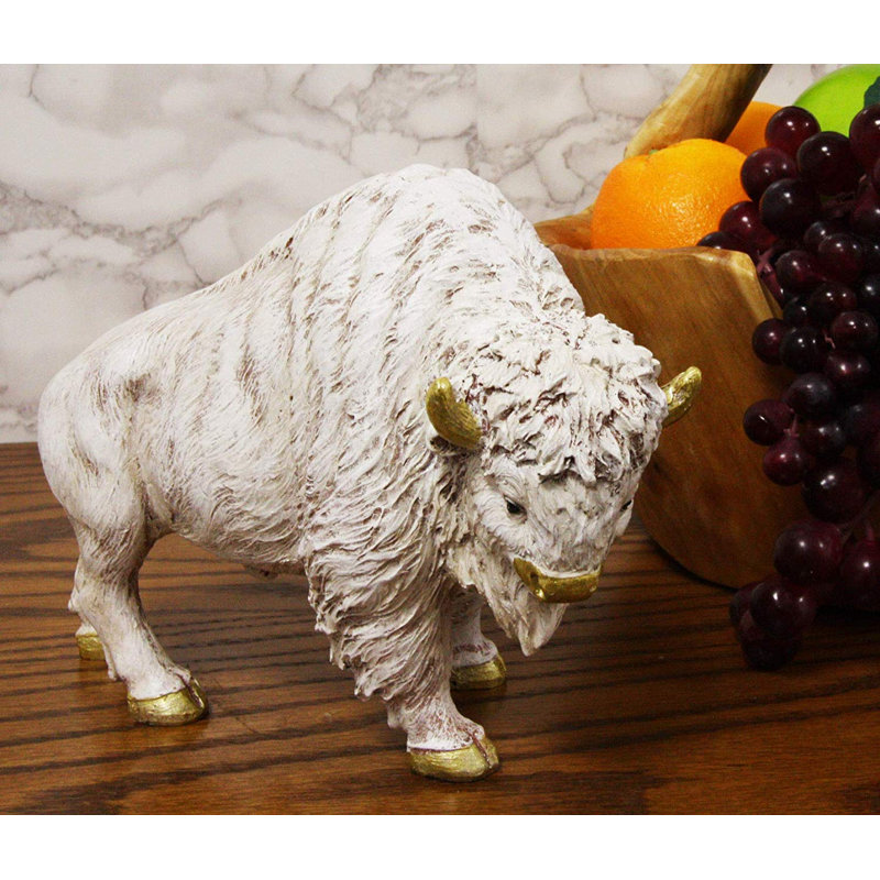 Applewhite Figurines & Sculptures, White, 6.75" H x 8.75" W x 4.25" D