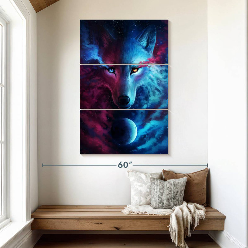 Brampt Where Light And Dark Meet, 50" H x 32" W