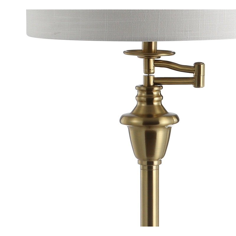 152.4cm Tray Table Floor Lamp, Brass Gold