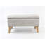 Banc de rangement avec repose-pieds en velours côtelé Corduroy-130092535