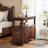 2 Drawers Solid Wood Nightstands Bedside Table For Bedroom-2106130682-2105784907