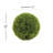 Faux Foliage Topiary Green Artificial Foliage Ball