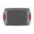 Rachael Ray Yum-o! 9-Inch by 13-Inch Nonstick Oven Lovin' Lasagna and Cake Pans, Set of 2, Gray with Red Handles