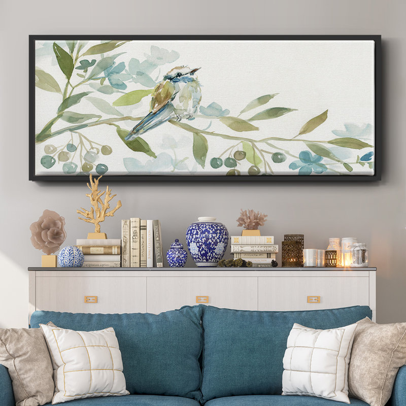 Début du printemps I - toile encadrée, H 20 po x l 50 po
