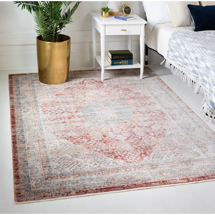Tapis traditionnel rouge