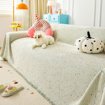 Housse de canapé couleur bonbon pour chiens Housse de canapé en chenille douce pour canapé Coussin épais pour animaux de compagnie Housse pour canapé modulaire Housse de protection pour canapé lavable pour animaux de compagnie
