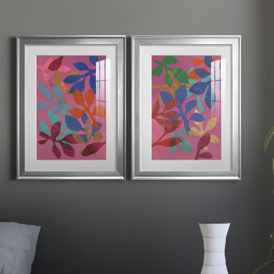«Vivid Stems I», reproduction encadrée de qualité supérieure, prête à être accrochée