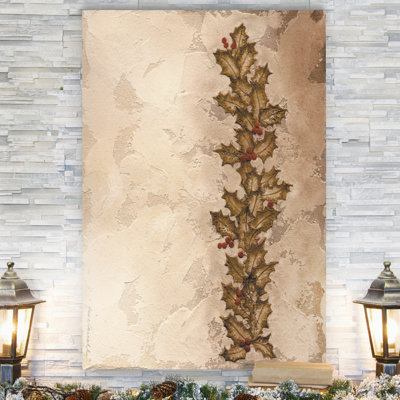 " Holly Garland " Painting Print