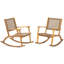 Ensemble de chaises berçantes 2 pièces pour patio-836377885