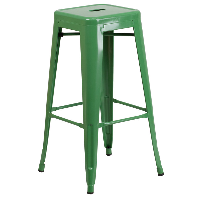 Tabouret Nieva, Vert, Tabouret de bar (siège d’une hauteur de 30 po), 1