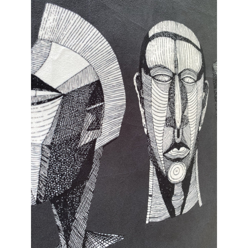 Bensyn Mask Tablecloth, 147cm W x 150cm L