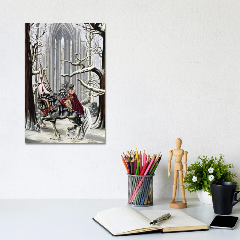 Faith par Ruth Thompson - peinture sur toile tendue, H 12 po x l 8 po x P 0,75 po