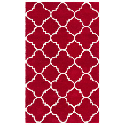 Carolene Hand Tufted Wool Geometric Rug