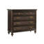Ensemble de chambre à coucher en bois massif 3 pièces Royal Kahala-59229440