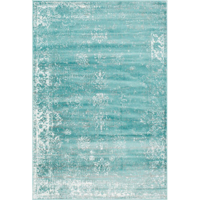 Tapis turquoise Pokorny