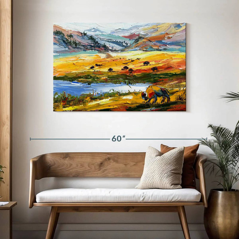 Alvord couleurs de Yellowstone, H 30 po x l 45 po
