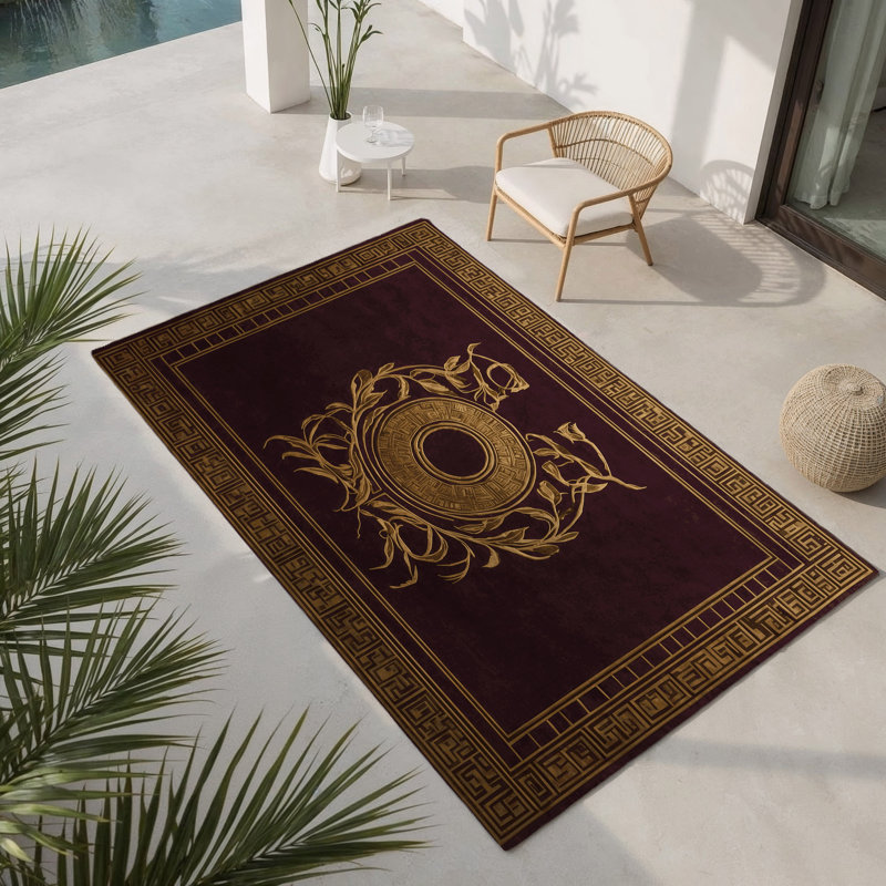 Tapis intérieur et extérieur Artisan Crest, Rectangle 9 pi x 12 pi