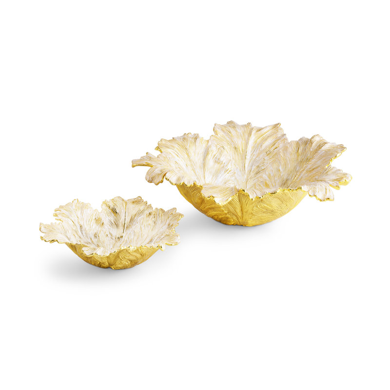 Tulip Centerpiece, Gold/White