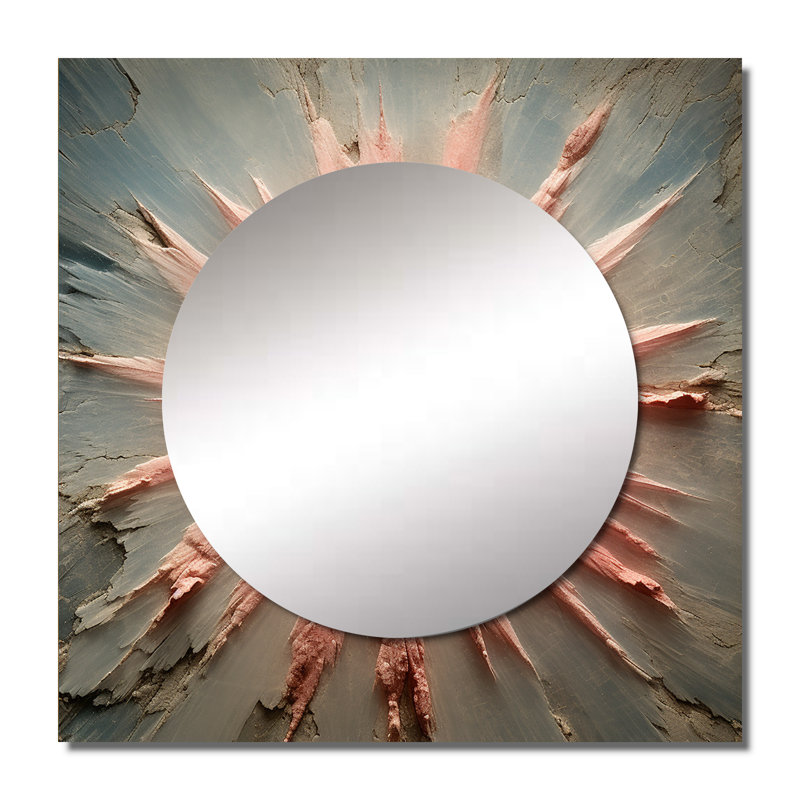 Devlan - Modern Midcentury Square Mirror For Wall Art Decor, 36" x 36"