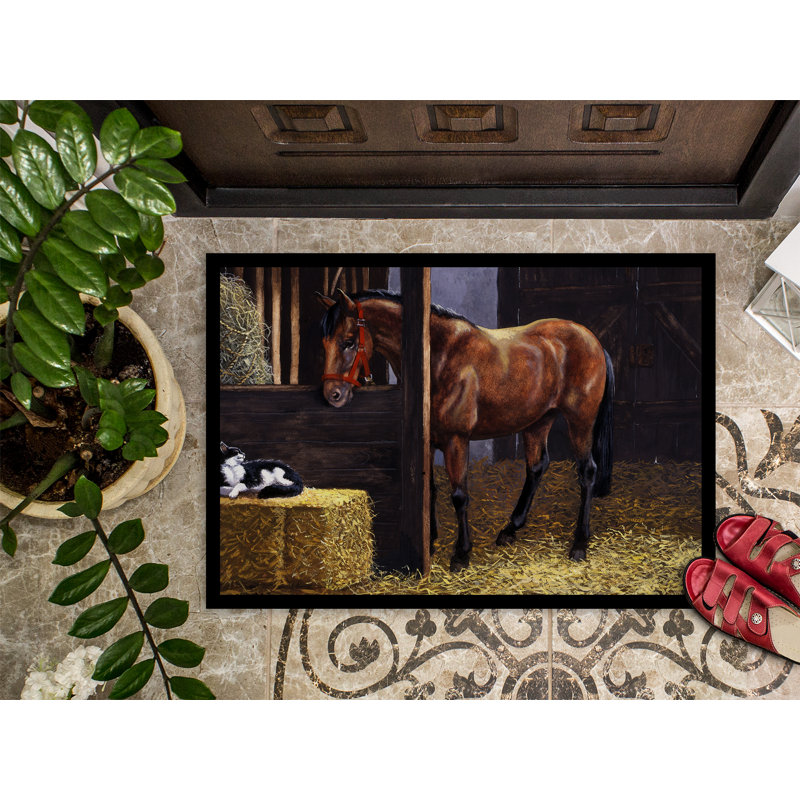 Non-Slip Outdoor Doormat, Rectangle 1'6" x 2'3"