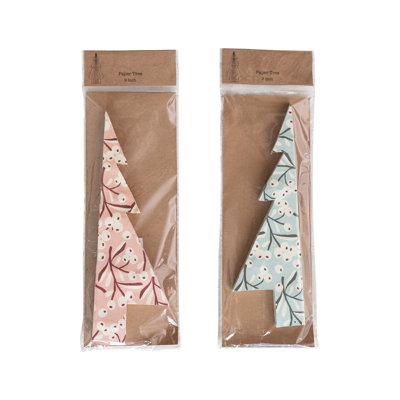 Printed Paper Folding Honeycomb Tree With Berry Pattern