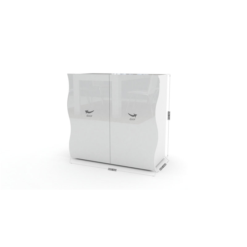 Colbie 90cm Sideboard, White