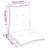 vidaXL Lowback Chair Cushion Set of 6 Grey Oxford fabric (100% polyester)-1852266880-1839190999