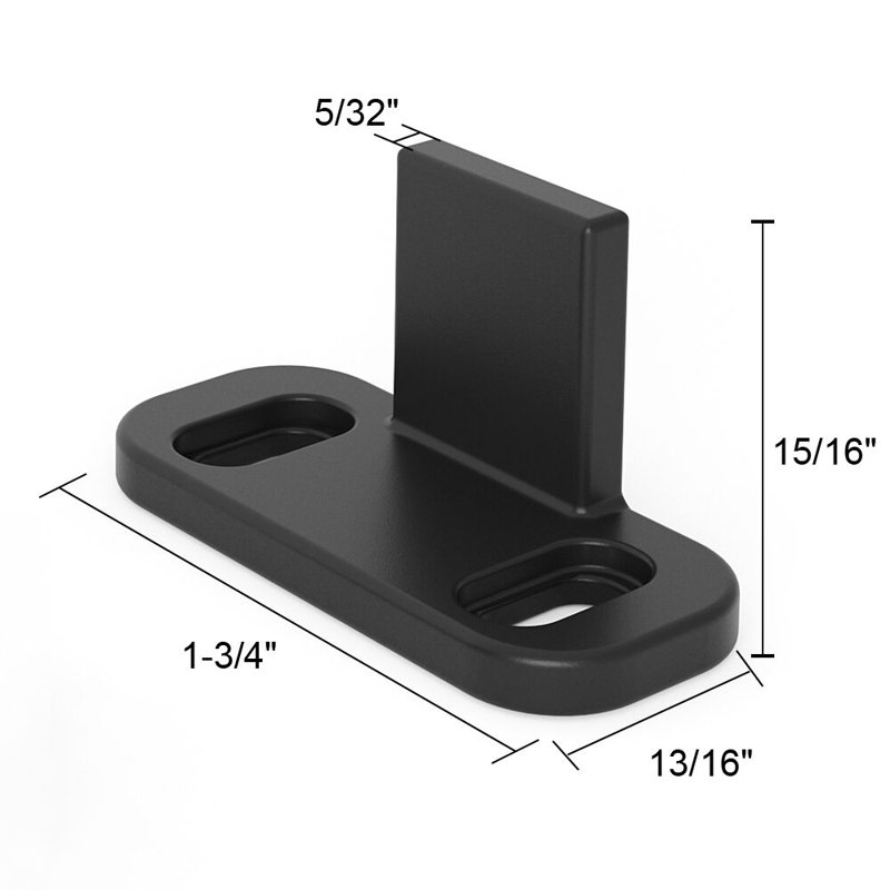Plastic Floor Sliding Barn Door Hardware Guides