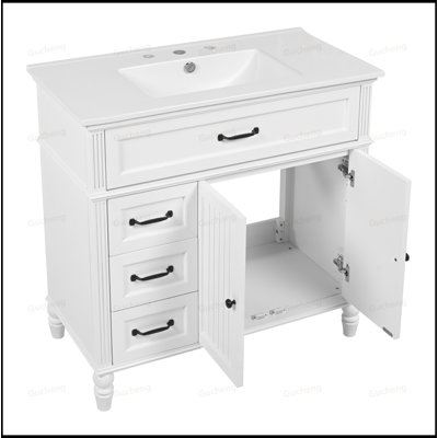 36"Bathroom Vanity Cabinet With Sink