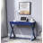 Twilight Blue Rectangular Writing Desk With Storage Drawer | Gift Idea