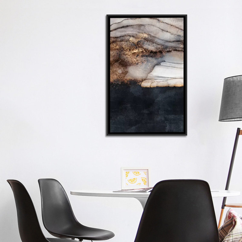 «Incoming Storm» par Elisabeth Fredriksson - reproduction d'art, H 40 po x l 26 po x P 1,5 po, Toile avec cadre noir