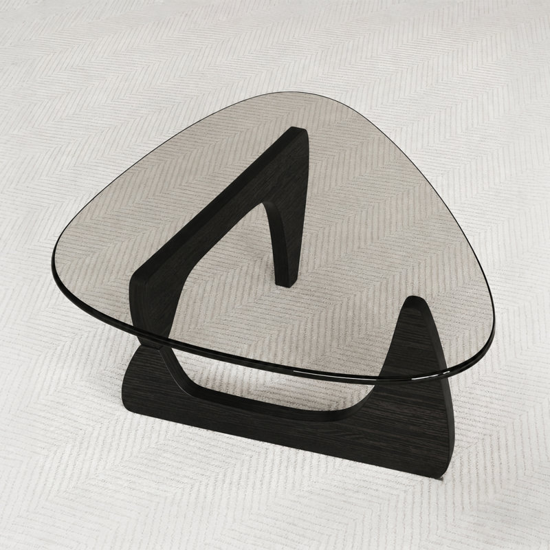 Tables basses et cocktail peu encombrantes, table moderne en bois et verre pour la maison