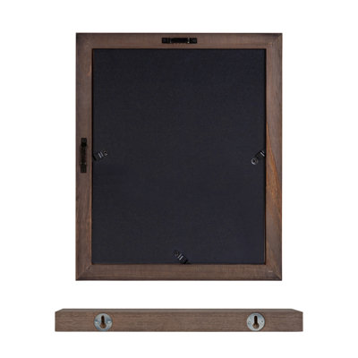 Helf Wood Beveled Picture Frame - Set of 10 with Mat
