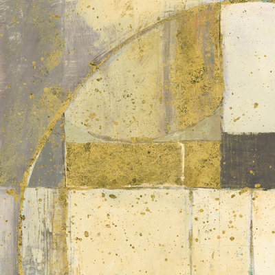 «Gilded Blues Before Sunrise II» par Mike Schick - peinture sur toile tendue